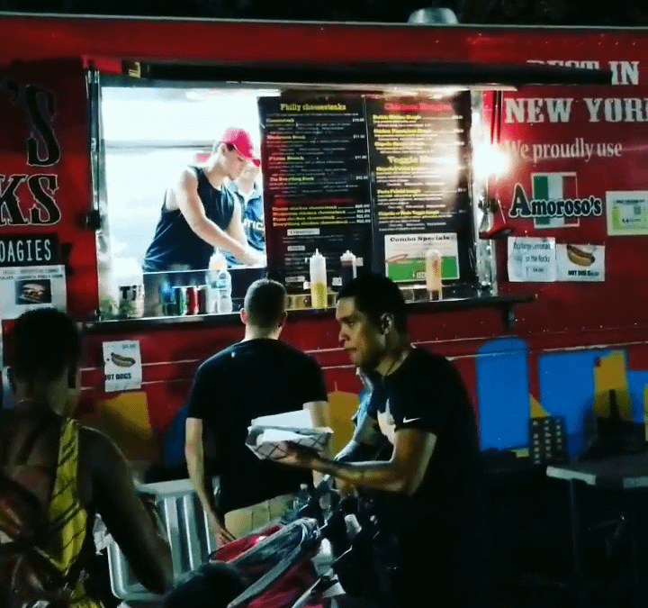 Garyssteaks Catering food truck at the bergen street fest 2018 new jersey