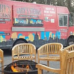 Garyssteaks food truck private event Huntington Country Club