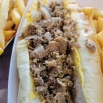 food truck cheesesteak french fries