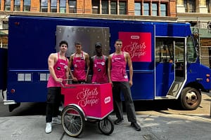 NYC Food Truck Branded Promotion - Tinder It starts with a Swipe