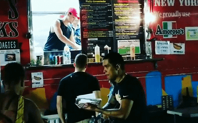 Garyssteaks Catering food truck at the bergen street fest 2018 new jersey