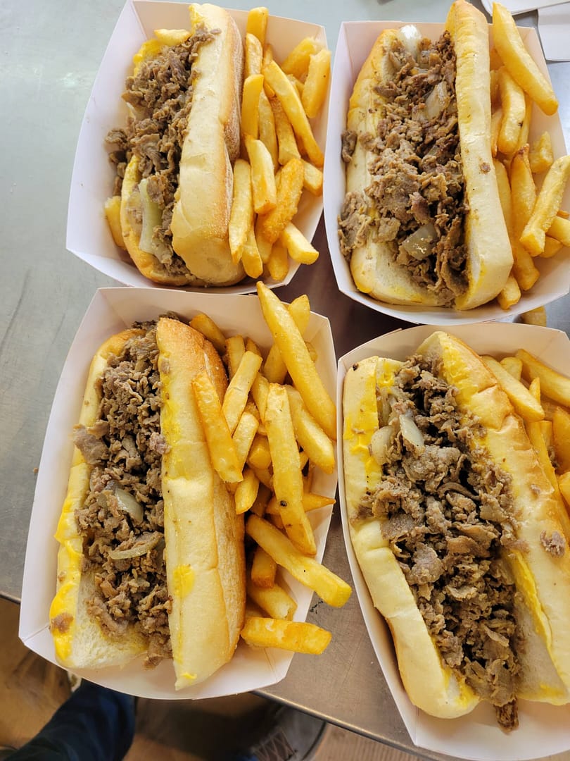 cheesesteaks sandwiches french fries catering